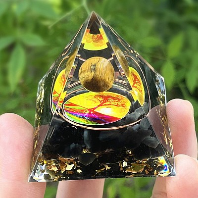 Orgonite Pyramid Resin Energy Generators PW-WGD10D7-01-1
