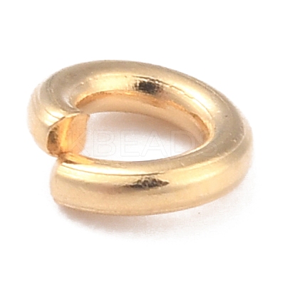 Rack Plating Brass Open Jump Rings KK-O139-18M-G-1
