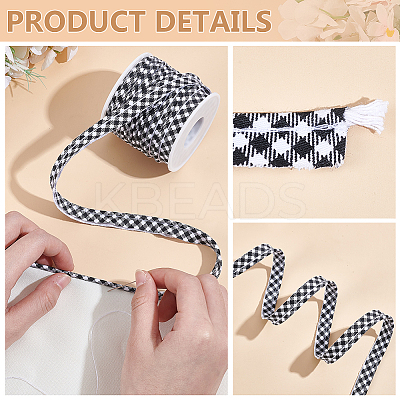 10M Rhombus Printed Cotton Lip Cord Trim OCOR-BC0008-54C-1