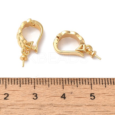 Brass Pendant Bails X-KK-H483-12G-1