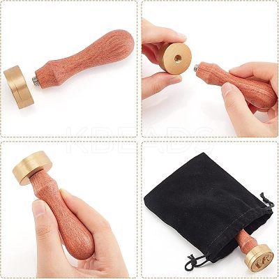 1Pc Brass Stamp Head DIY-OC0008-30M-1