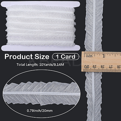 10Yards Polyester Wrinkle Ribbon OCOR-CY0002-19A-1
