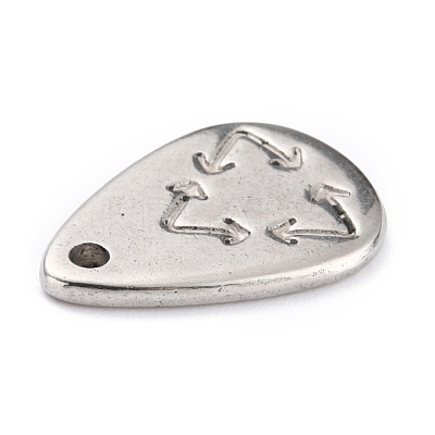 Non-Tarnish 304 Stainless Steel Pendants STAS-O145-42P-1