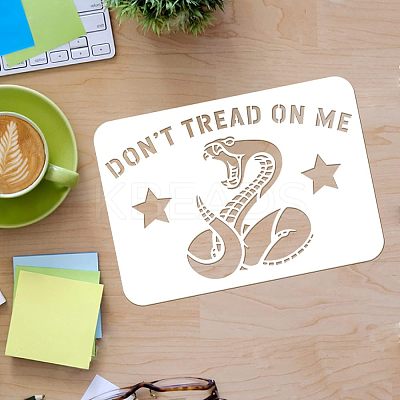 Large Plastic Reusable Drawing Painting Stencils Templates DIY-WH0202-054-1