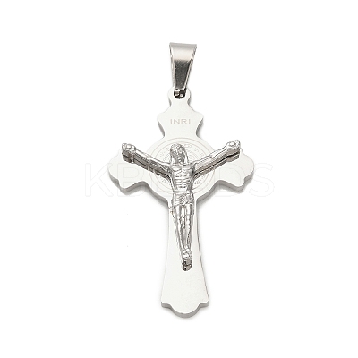 304 Stainless Steel Pendants STAS-Q343-18P-1