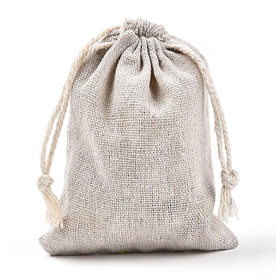 Cotton Packing Pouches Drawstring Bags X1-ABAG-R011-9x12-1