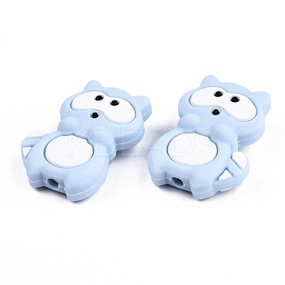 Food Grade Eco-Friendly Silicone Focal Beads SIL-T056-03C-1