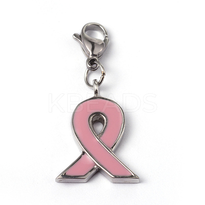 316 Surgical Stainless Steel Enamel Pendants X-STAS-L184-050-1