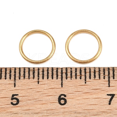 Ion Plating(IP) 304 Stainless Steel Closed Jump Rings STAS-G393-06G-18-1