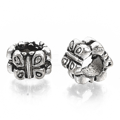 Tibetan Style Alloy Beads TIBE-R317-057AS-LF-1
