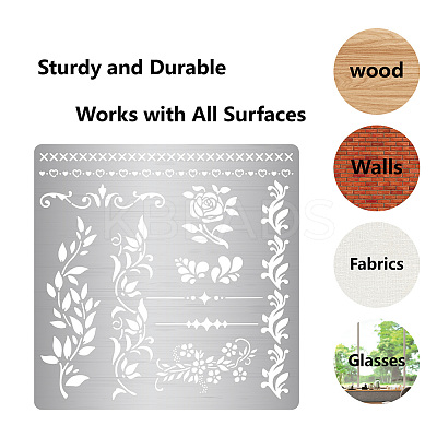 Stainless Steel Cutting Dies Stencils DIY-WH0238-092-1