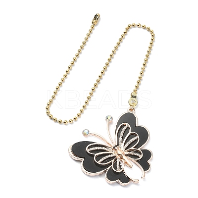 Butterfly Alloy Rhinestone Ceiling Fan Pull Chain Extenders FIND-JF00115-01-1
