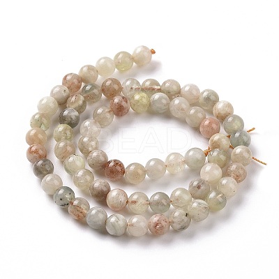 Natural Arusha Sunstone Beads Strands G-P488-04A-1