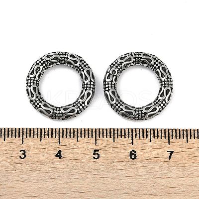 Snake Ring 316 Surgical Stainless Steel Hoop Nose Rings EJEW-G416-19A-AS-1