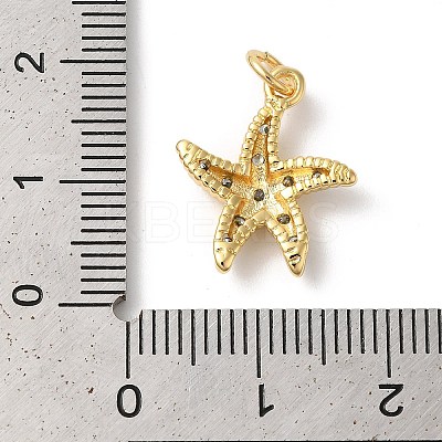 Rack Plating Brass Cubic Zirconia Pendants KK-Z056-11G-1
