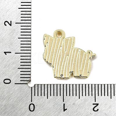 Zinc Alloy Enamel Pendants FIND-Z080-01G-02-1