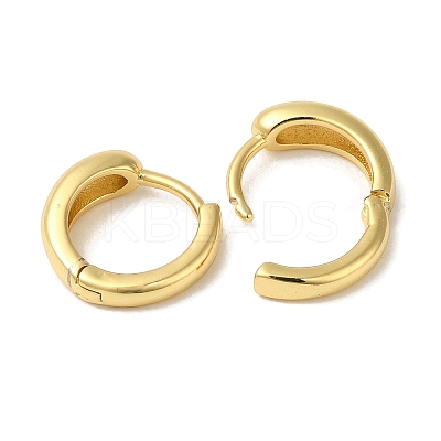 Brass Huggie Hoop Earrings for Women EJEW-C097-08G-05-1