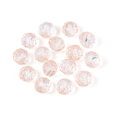 Baking Paint Transparent Glass Beads GLAA-N011-10mm-09-1