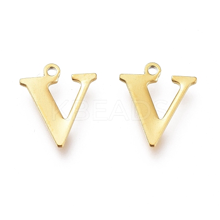 PVD Vacuum Plating  304 Stainless Steel Charms STAS-H112-V-G-1