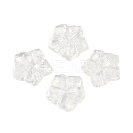 Natural Quartz Crystal Carved Pendants G-B097-01A-15-1