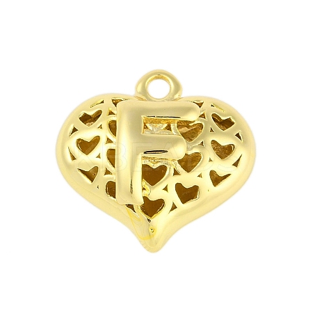 Hollow Brass Pendants for Valentine's Day KK-M289-03E-G-1