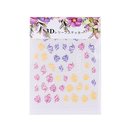 3D Flower Nail Art Sticker Decals MRMJ-T027-02K-1