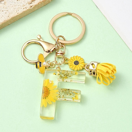 Resin & Alloy Enamel Keychain KEYC-YW00134-06-1