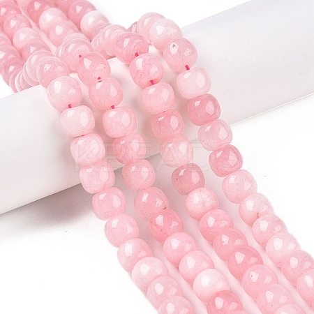 Dyed Natural White Jade Beads Strands G-T138-S17-1