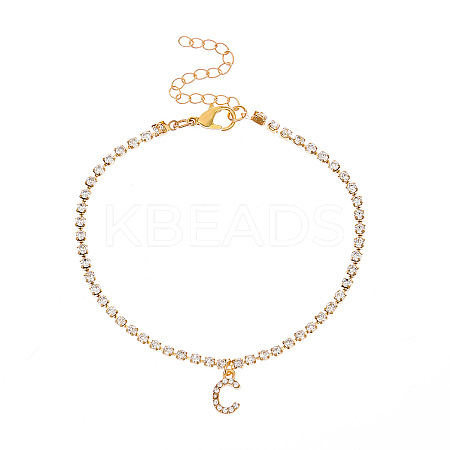 Fashionable and Creative Rhinestone Anklet Bracelets DA6716-3-1