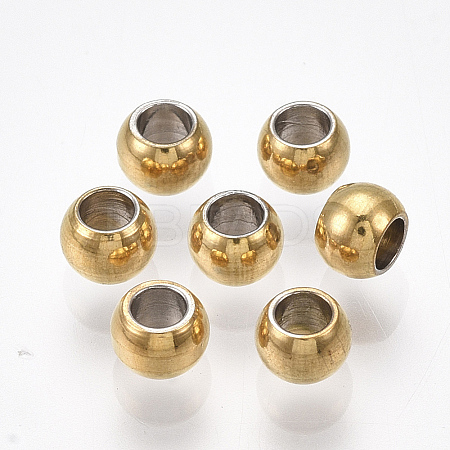 PVD Vacuum Plating 201 Stainless Steel Beads X-STAS-T008-230-1