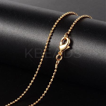 Brass Necklaces MAK-K003-09G-1