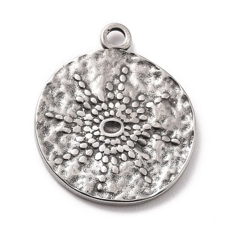 Tarnish Resistant 304 Stainless Steel Pendants Rhinestone Settings STAS-B024-89P-1