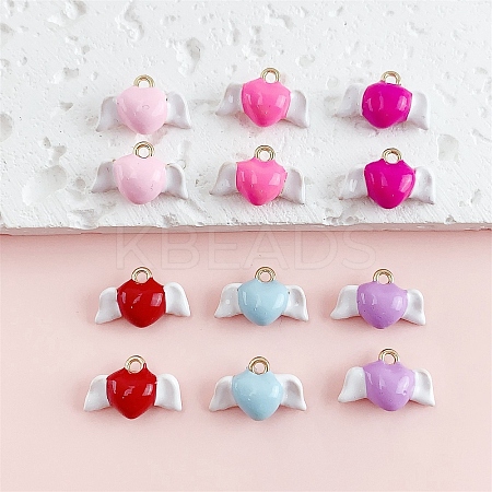 Alloy Enamel Pendants ENAM-A012-15G-1