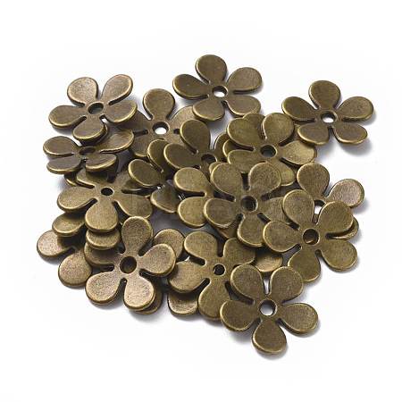 Tibetan Style Alloy Bead Caps MLF10402Y-NF-1