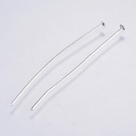 Tarnish Resistant 304 Stainless Steel Flat Head Pins X-STAS-F146-01P-40mm-1