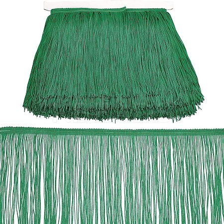 Polyester Latin Fringe Lace OCOR-WH0064-43A-1
