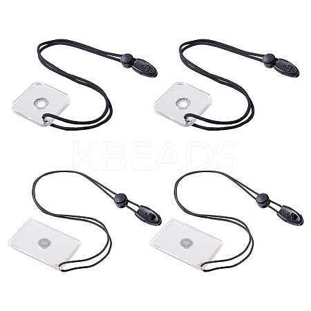 4Pcs 2 Styles Acrylic Signal Mirror FIND-FH0009-70-1