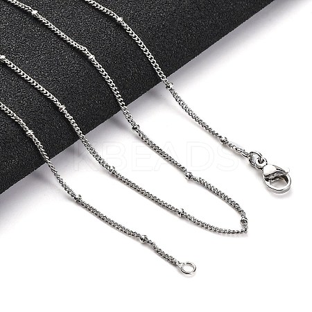2mm Rack Plating Brass Satellite Chain Necklaces for Women Men MAK-L044-33P-1