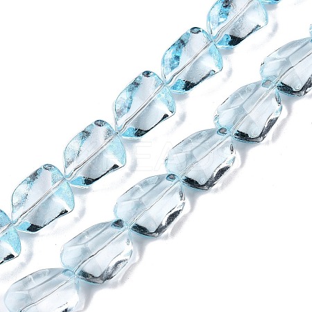 Electroplate Glass Beads Strands X-EGLA-N012-05D-1
