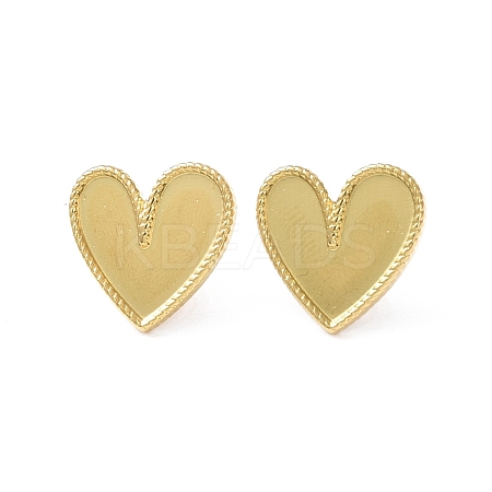 Ion Plating(IP) 304 Stainless Steel Stud Earring for Women EJEW-I285-32G-1