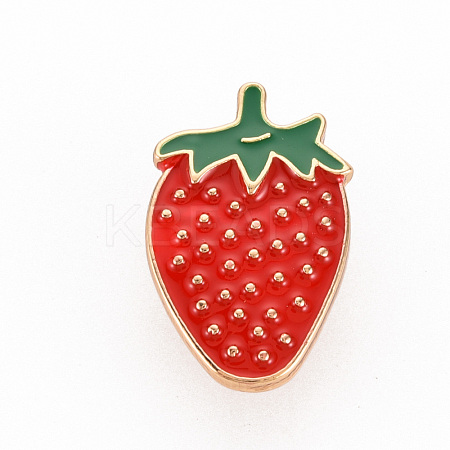 Rack Plating Alloy Enamel Brooches JEWB-S011-171-NR-1
