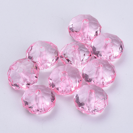 Transparent Acrylic Beads TACR-Q258-10mm-V03-1