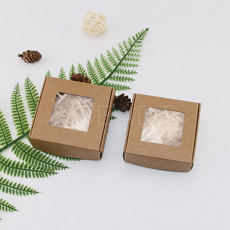 Square Paper Boxes with Clear Window LS-SOAP-PW0001-169D-01-1