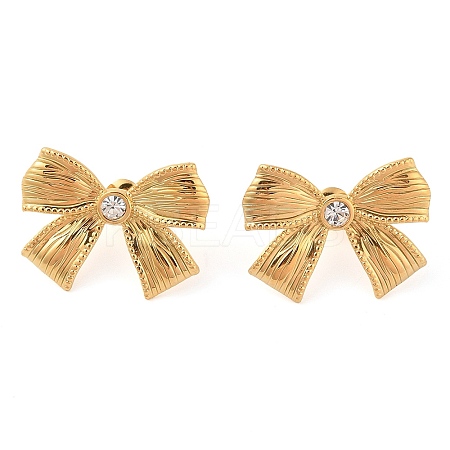 304 Stainless Steel Stud Earrings EJEW-Z063-02G-1