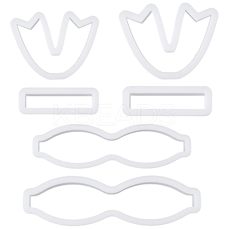 4 Boxs 2 Styles Plastic Molds DIY-SC0030-52A-1