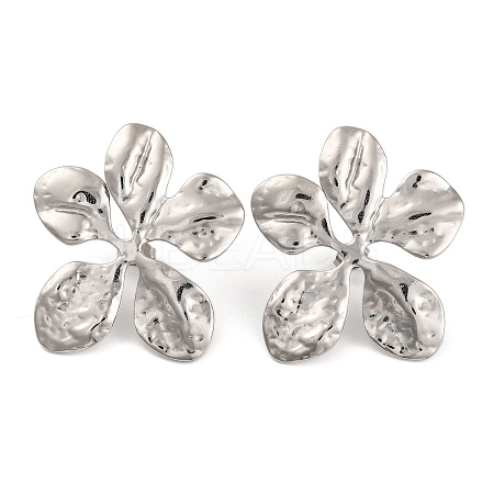 Tarnish Resistant 304 Stainless Steel Stud Earrings for Women EJEW-Z057-02P-1