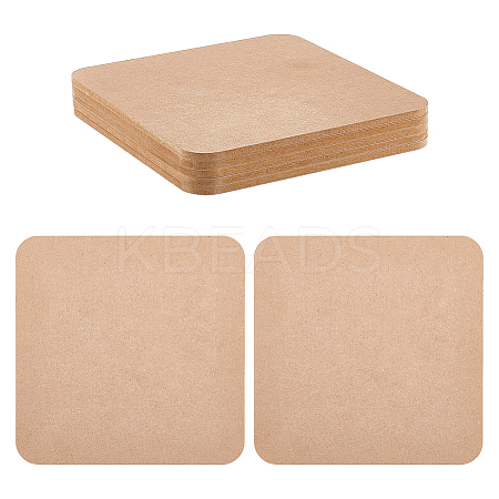 Medium Density Fiberboard (MDF) Portable Clay Wedging Board with Built AJEW-WH0348-382-1
