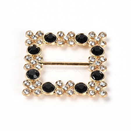 Square Alloy Buckles JEWB-WH0014-10A-1