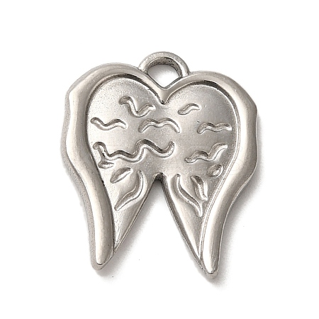 Non-Tarnish 304 Stainless Steel Pendants STAS-R223-08-1