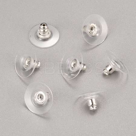 Brass Ear Nuts KK-I057-S-1